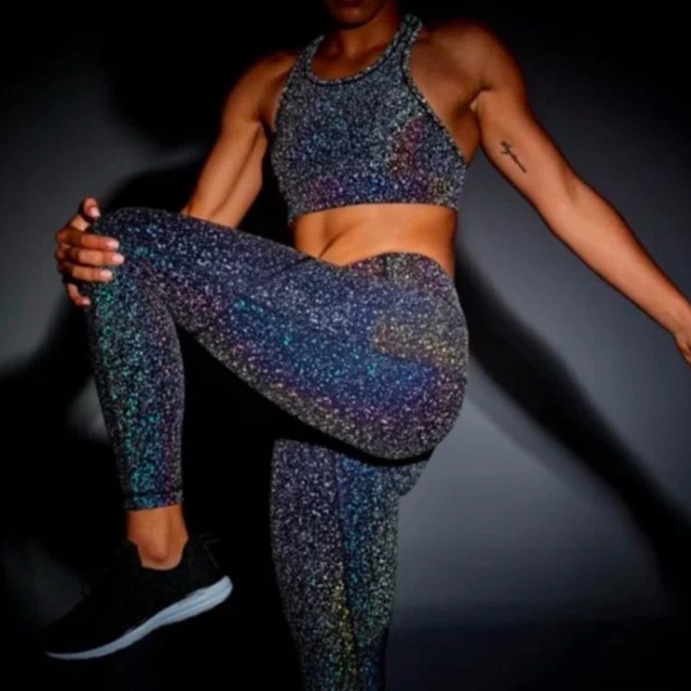 SeaWheeze X Lululemon Speed Tight Rainbow Reflective